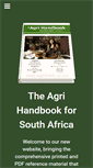 Mobile Screenshot of agrihandbook.co.za