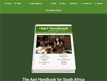 Tablet Screenshot of agrihandbook.co.za